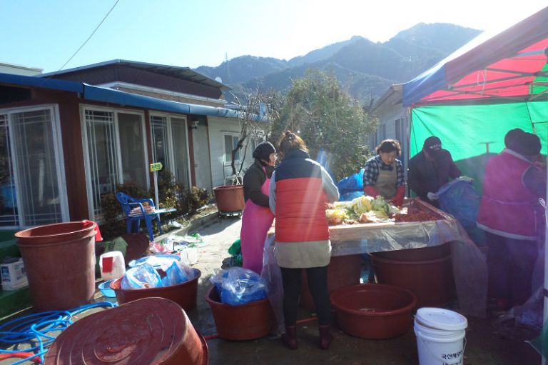 행복한요양원 김장하는 날
