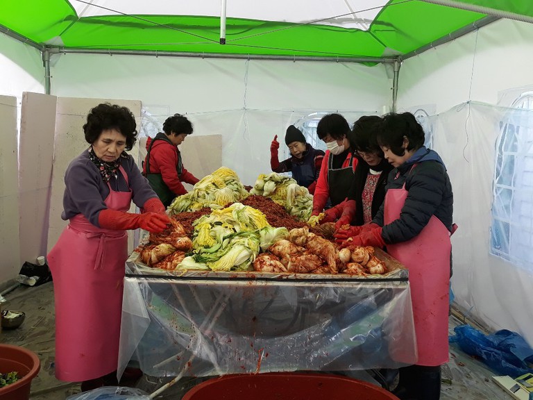 행복한요양원 김장하는 날